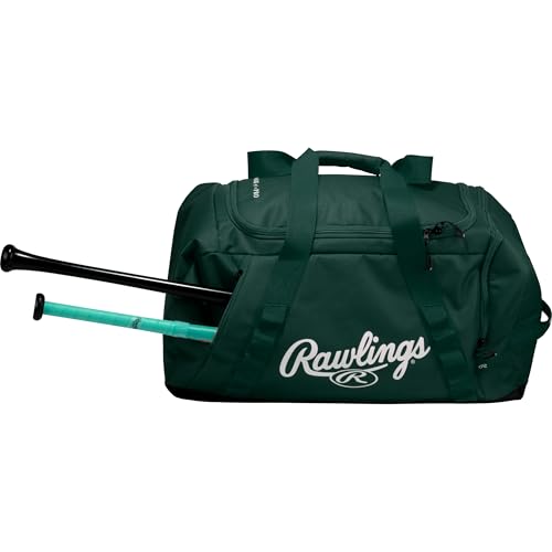 Rawlings Rawlings | Covert2 Duffel Equipment Bag | Baseball/Softball | Multiple Colors - color: Dark Green