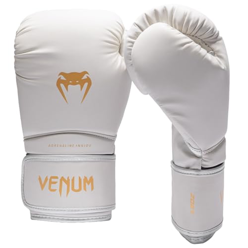 Venum Contender Boxing Gloves - color: Ivory/Gold, size: 14-Ounce, style: Contender 1.5