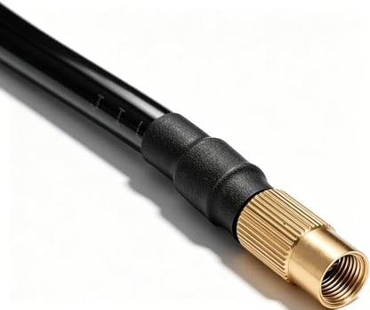 Polyurethane Recoil Air Hose, Car Air Pump Extend Hose, Air Compressor Hose, 16.4ft PS20 Female Plug Inflator Extension Tube for American Tire Nozzle Car Motorcycle