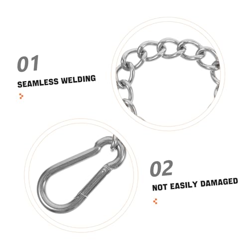 Heavy Duty Stainless Steel Hammock Hanger Chain with Carabiner Hooks