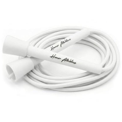 HONOR ATHLETICS Speed Rope, Skipping Rope - Best for Double Under, Boxing, MMA, Cardio Fitness Training Condition - Jump Rope - color: White