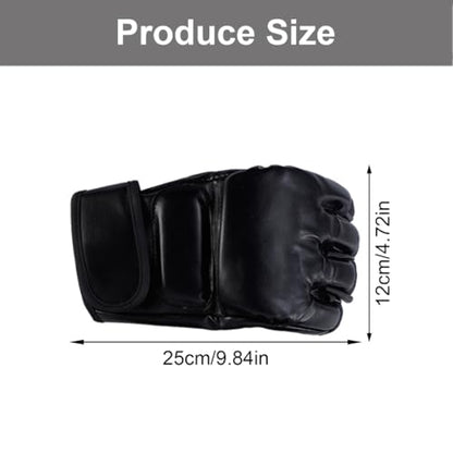 Boxing Gloves Training Gloves Half Finger Sport Gloves Heavy Bag Gloves Punching Gloves Kickboxing Gloves