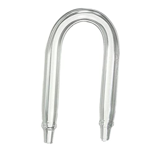 U-Shaped CO2 Diffuser Tube for Aquariums 1 Piece CO2 Tube Compatible Aquarium Plants Sturdy Glass Construction for Fish Tanks