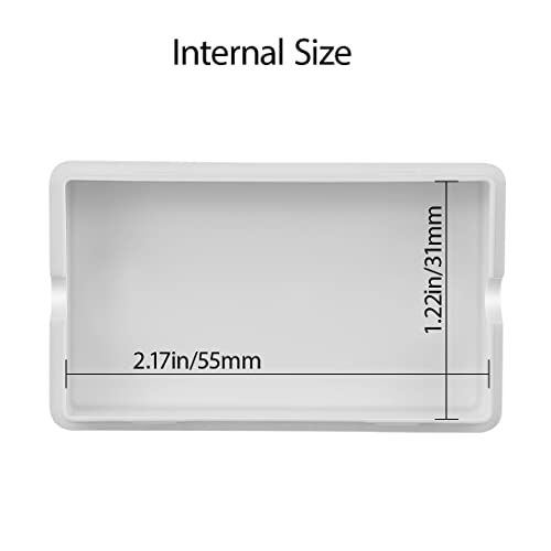 Project Box 5 Pieces ABS Plastic Electrical Project Case Small Junction Box for Electronics White 2.36 x 1.42 x 0.67 inch (60 x 36 x 17 mm) - color: 5 pieces, size: 2.36"x 1.42"x 0.67"