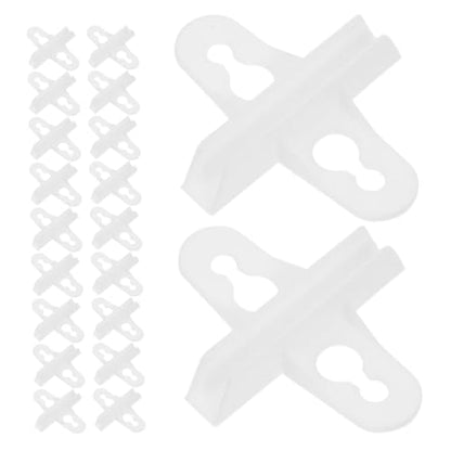 20pcs Aquarium Cup Clips for Fish Tank Dividers Clips for Aquatic Plants and Decorations Easy to Install and Secure Holders for Setup