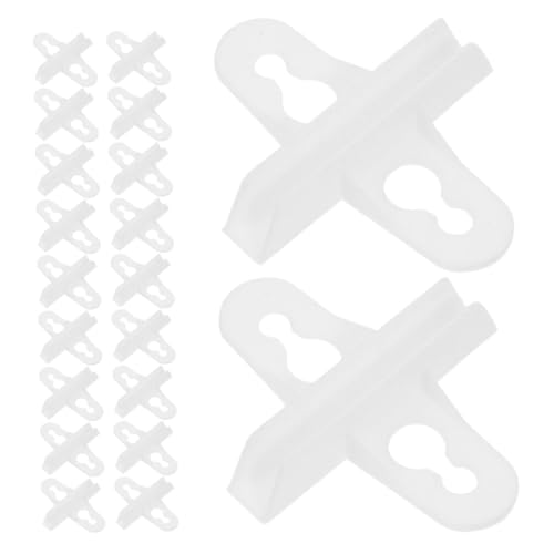 20pcs Aquarium Cup Clips for Fish Tank Dividers Clips for Aquatic Plants and Decorations Easy to Install and Secure Holders for Setup