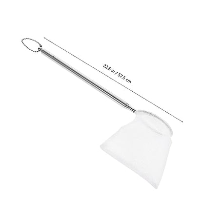 UPKOCH Mini Telescopic Aluminum Alloy Fishing Net Lightweight Compact Shrimp Scoop for Aquarium Use Delicate