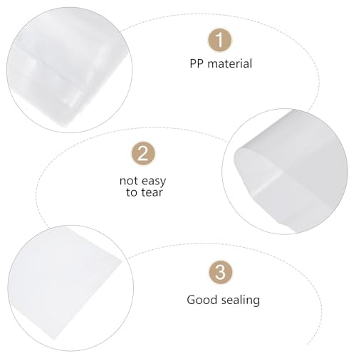 ABOOFAN 50pcs Leak-proof Plastic Fish Shipping Bags 20x44cm Thick Aquarium Transport Storage for Live Fish Packing and Transport