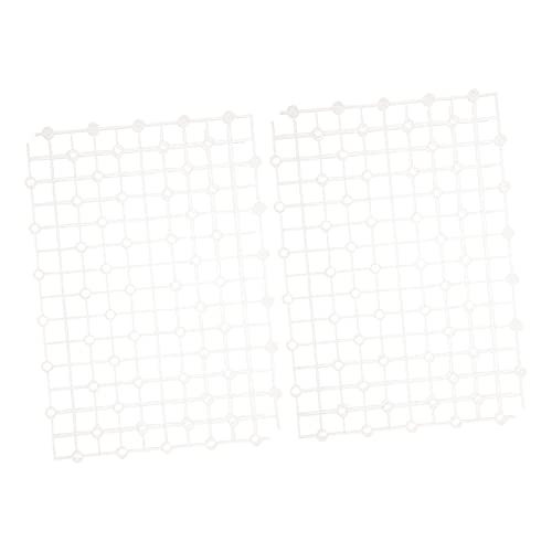 Happyyami 2pcs Aquarium Dividers Wear-Resistant Tank Dividers for Fish Breeding Easy Installation Bottom Filtering Expandable Design
