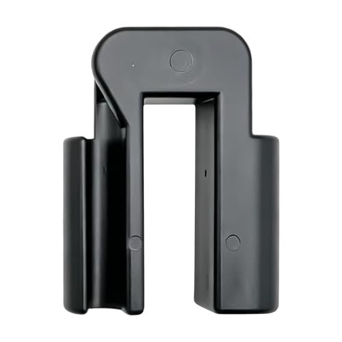 Aquarium Hose Holder Clamp - 4x3x1cm U Shape Tube Fixing Clip | Anti-Slip Aquarium Water Hose Clamp Supports | Cleaning Siphon Holder for Suction Device Siphon Cleaning Clear Viewing Shop - color: Black