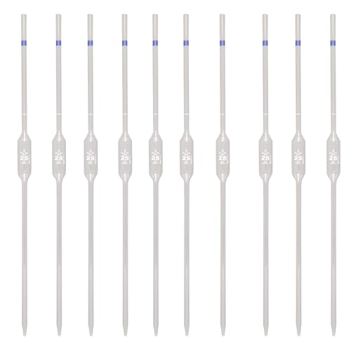 PPVL-25-10: Volumetric Pipette, 25ml Capacity, Pack of 10