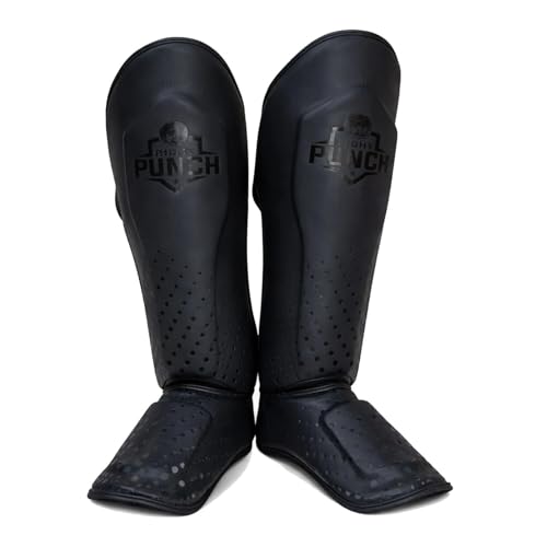 Martial Arts Shin Guards, Leg Protection for MMA, Kickboxing Training Instep Protection, Muay Thai Martial Arts Sparring Training Gear - color: Black, size: Large