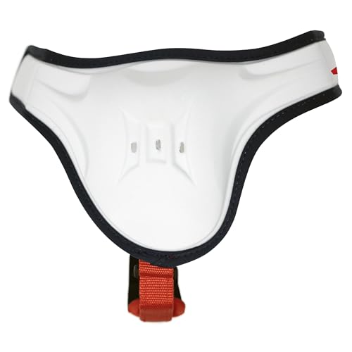 adidas Youth Extero Wrestling Ear Guard - color: White/Red/Navy