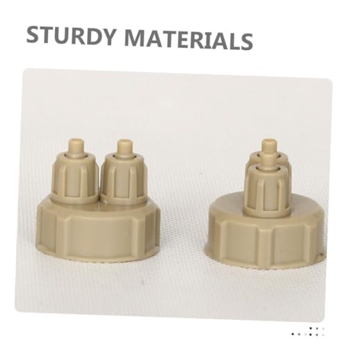 ORFOFE 4Pcs Portable DIY Bottle Caps for Aquarium Lightweight Replacement Lids Easy to Install for Carbonated Beverages for DIY Diffusers and Bottle Decor