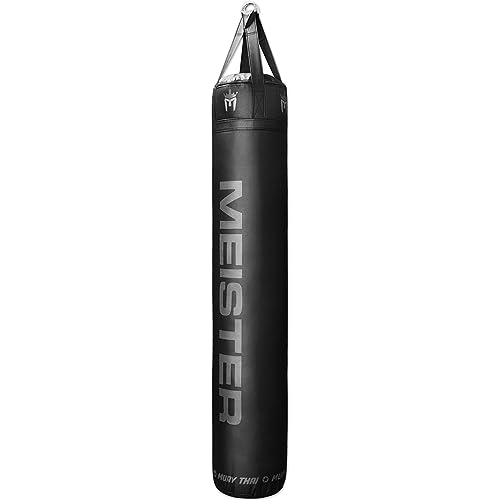Meister 110lb Filled Muay Thai Heavy Bag for MMA & Kickboxing