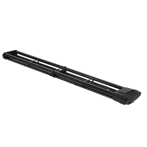 Yakima Rooftop Fly Rod Carrier, Adjustable Length Holder for up to 4 Fly Fishing Poles up to 10 Ft Long – Felt Padding, Reel Box & Tubes for Secure Gear Storage, DoubleHaul