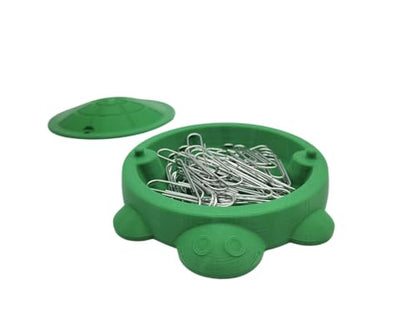Cute Sandbox Turtle with removable lid | Desk Bin Organizer | Turtle Pet Feeder | Fish tank accessories | Feed Hamsters and Gerbils (Rainbow, 4 Inch)