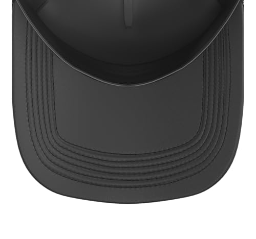 Drying Rack Baking Pastry Chef Trucker Hat with Adjustable Mesh Back - color: Black