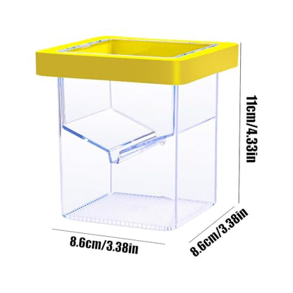 Fish Breeder Box, Floating Isolation Tank, Suction Cup Hatchery, Transparent Aquarium Incubator, 3.39 Inches Safe Breeding Container for Baby Shrimp and Guppy Fish