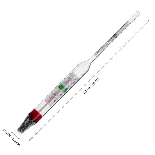 STOBAZA 1set Salimeter Test Tool Measuring Cylinder Aquarium Hydrometer for Accurate Salt Density Measurement Fish Tanks and Aquaculture