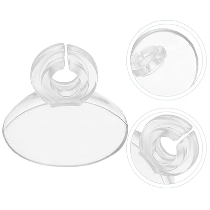 GLEAVI 20pcs Aquarium Suction Cup Clips Air Hose Holders Oxygen Tubing Fixing Clips Soft Tube Clamp Set for Fish Tank Air Pump Accessories