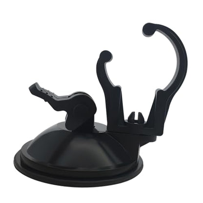 1set Aquarium Suction Cup Clip Fish Tank LED Light Angles Adjustable Buckle with Suction Cups Aquarium Accessories Tube Holder for Lid - color: Red