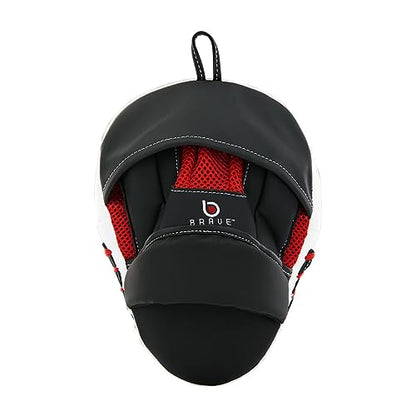 Brave Gel Punch Mitt Boxing Pad Hand Target Pad Ideal for MMA Kickboxing Martial Arts Muay Thai Karate Training Padded Punching Training Strike Shield
