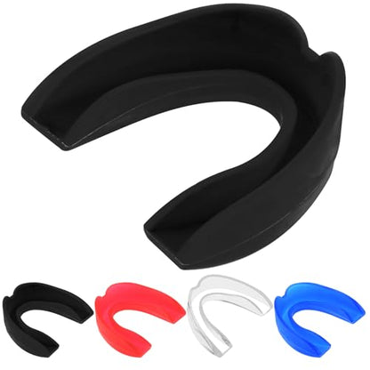 4 Pcs Sports Mouth Guards Sports Athletic Mouthpiece Teeth Shield | Adults Junior, Protection, for Boxing MMA, Basketball Football, Hockey Karate Taekwondo, Judo Martial Arts