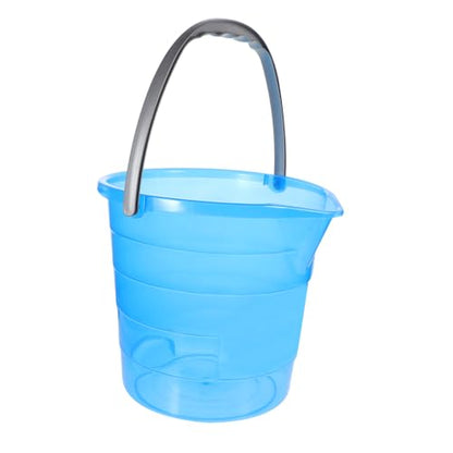 BESTYASH Plastic Water Storage Bucket Handle Portable Cleaning Bucket for Home Dorm Survival Cleaning