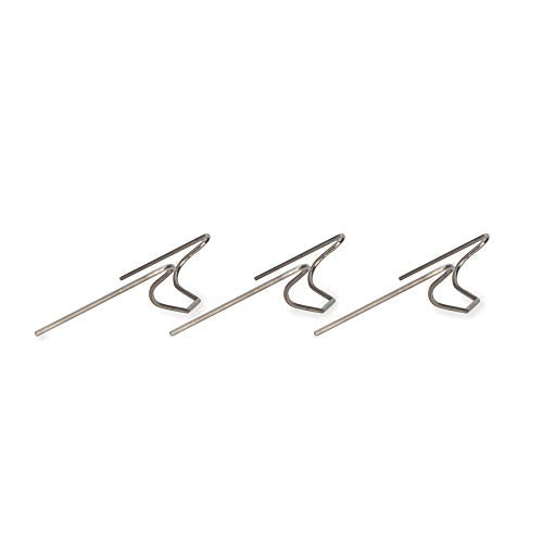 100 PCS Greenhouse Glazing Clips, Stainless Steel W Type Clip, Aluminium Greenhouse Care, W-Wire Green House Fitting - size: 100Pcs