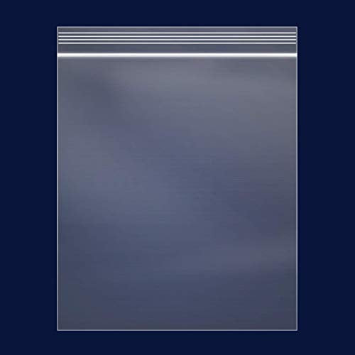 100 Count - 8" x 10" Zip Bags - Clear Reclosable Zip Plastic Poly Bags 2 Mil with Resealable Lock Seal Zipper for Art Prints, Brochure, Photoes, Handicraft Gift - size: 8" x 10"