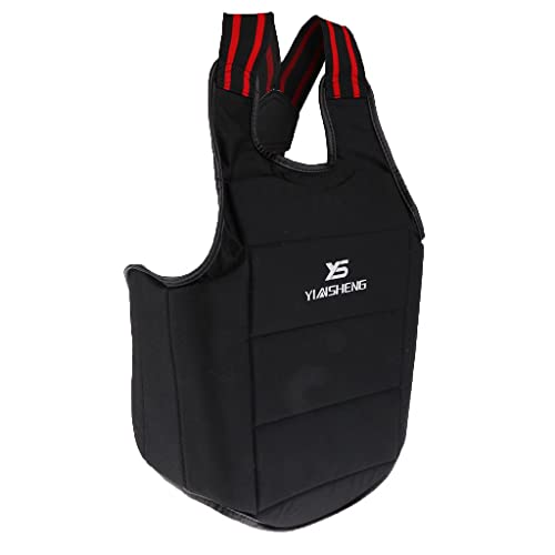 Taekwondo Body or Set Chest Guard | Weight Sparring Gear for Kids & Adults | Breathable Karate MMA Muay Thai Boxing Body ion | Adjustable Straps | Oxford Cloth Material - S