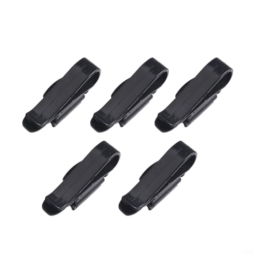 5Pcs Aquarium Hose Holder Clips, ABS Fish Tank Water Pipe Clamp Mounting for 8-16mm Diameter Tubing, Secure Grip Fixture for Aquarium Maintenance(black) - color: black