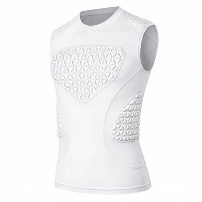 Youth Baseball Chest Protector Shirt Heart Sternum Guard - Breathable Padded Compression - size: Small