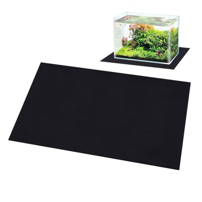 OLYCRAFT Aquarium Leveling Mat 21x13 Inch Aquarium Fish Tank Leveling Pad 6mm Thick Neoprene Foam Fish Tank Mat Neoprene Non-Slip Shockproof Fishes Tanks Pad for Water Stable Floor Protection