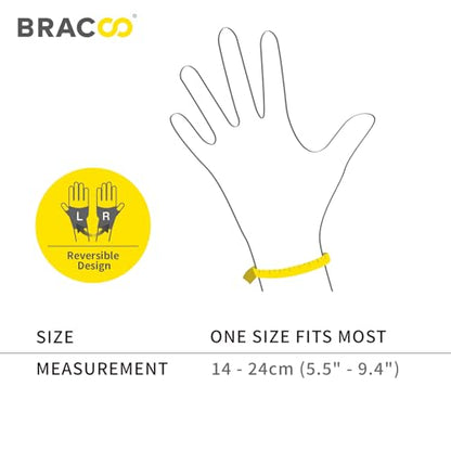 Bracoo Carpal Tunnel Wrist Brace with Compression Wrap - color: Black