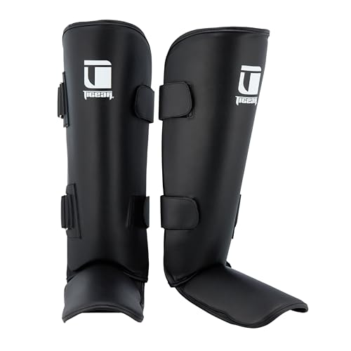 Tigear Core Shin Guards – MMA Martial Arts Shin Guards for Muay Thai & Kickboxing Sparring and Training | Premium, Lightweight | Professional Protection for Men, Women, Kids - size: Small-Medium