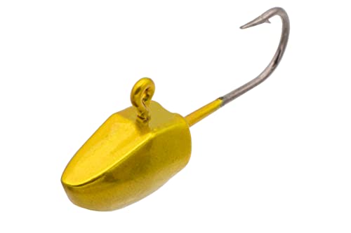 Eurotackle ESR Nano Tungsten Ice Fishing Jig Enhanced Sonar Return 2 Pack - color: Gold, size: 5mm - 1/16oz