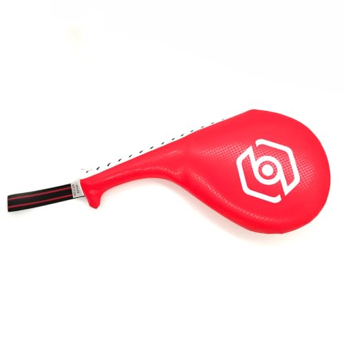 Force Test Kick pad Boxing Taekwondo Kickboxing Power Meter Paddle Impact Measure (red)