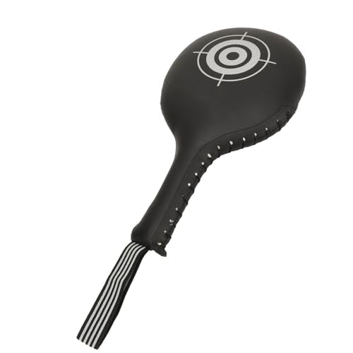 Boxing Target Paddle, Kickboxing Striking Target Pad, Martial Arts Training Equipment for Tae Kwon Do Karate Kickboxing Martial Arts Training - size: Black