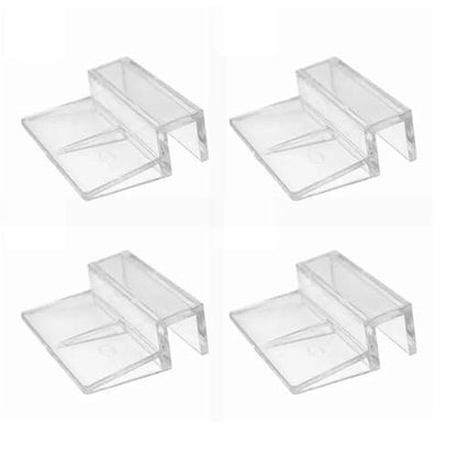 50 Pcs Acrylic Bracket for Rimless Aquarium – Secure Glass Cover Support for Fish Tank Lid(A3) - size: A3