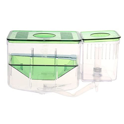 Fish Bowl Vase Aquarium Fish Tank Automatic Circulation Breeding Rearing Box Hatching Tool Aquarium for Home Decoration Small Fish Tank Starter Kit