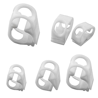 5Pcs Plastic Tubing Clamps Adjustable 1/8"-1/4" Plastic Hose Clamp, Laboratory Pinch Valve for Tubing 3-6mm - size: 3-6mm/0.12-0.24 inch