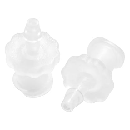 Famale Thread Hose Fitting 1/16 "PP Polypropylene Hose Barb Fitting Ruhr Female Thread Adapter For Laboratory Equipment 12pcs (0.67inch)