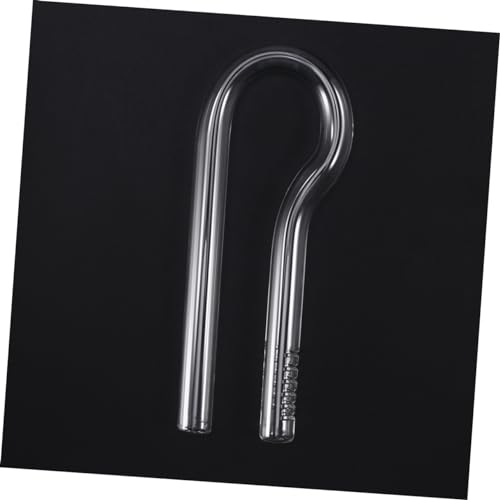 DOITOOL 2pcs R-Shaped Glass Water Inlet Tube Quality Outlet Tube for Fish Tank Aquarium Accessory (13cm)