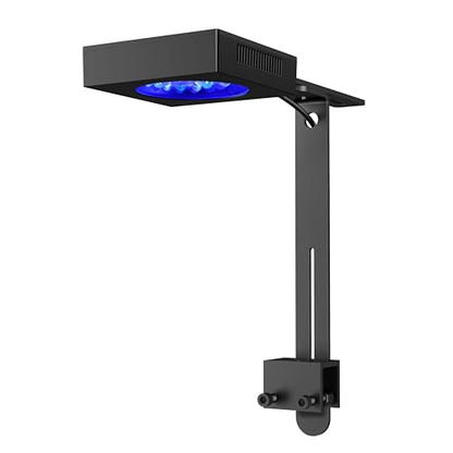 NICREW NavaReef 65 Reef LED Light, 65W Reef Aquarium Lighting for Soft/LPS Corals and Saltwater Fish Tanks, Built-in Timer, Blue Focused Spectrum - size: NavaReef 65