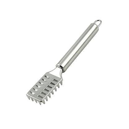 Mikinona Efficient Fish Scale Removal Stainless Steel Fish Scale Shaver Fish Skin Cleaner Scale Scraper Safety Lid