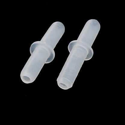 uxcell 20pcs 3mm ID 5mm OD Flexible Straight PVC Connector for Hose Oxygen Pipe
