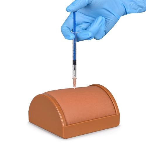 Injection Training Pad, IM and Subcutaneous Practice Model | Needle-Angle and Depth Recognition,Nursing Skills Labs