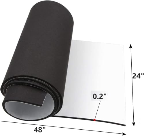 Aquarium Leveling Mat- Compressible Neoprene Foam, Water resistant, Heavy weight support, and Easy to Cut for Fish Tank Stability, Black (24x48 in) - size: 24x48 in